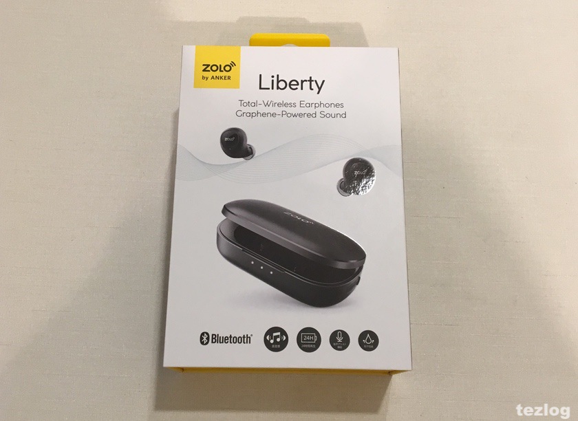 ANKER Zolo Liberty bluetooth 完全ワイヤレスイヤフォン パッケージ