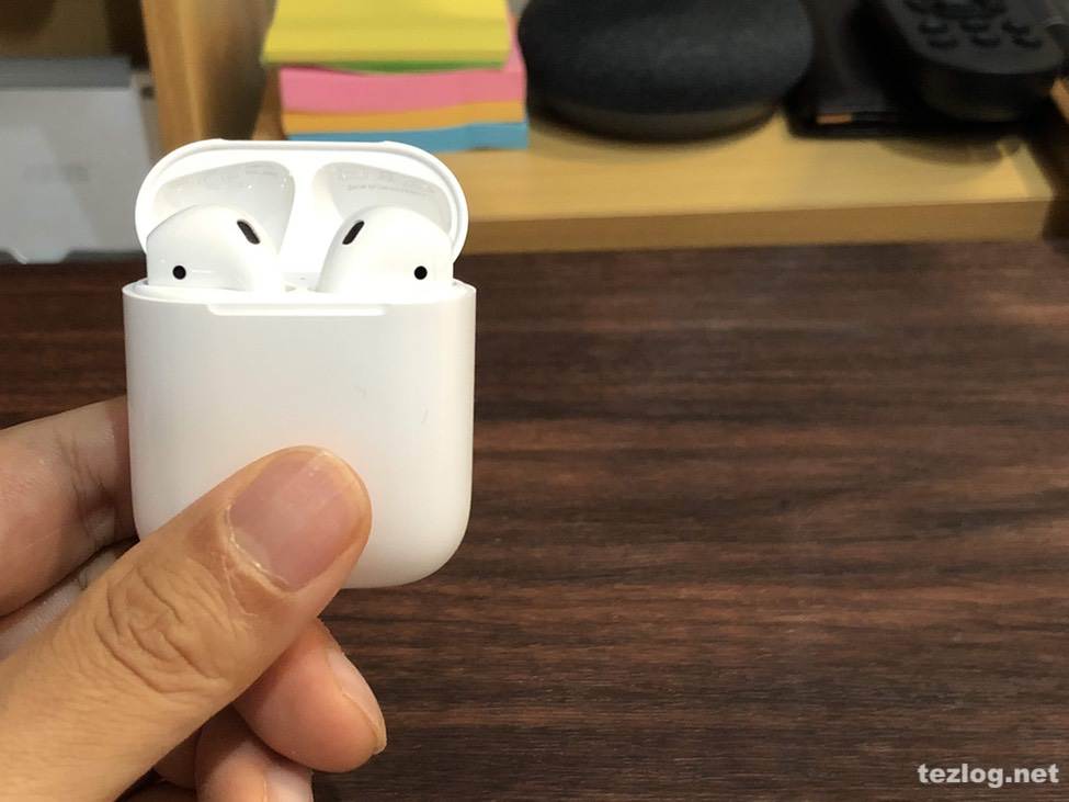 AirPodsの本体と充電ケースのサイズ