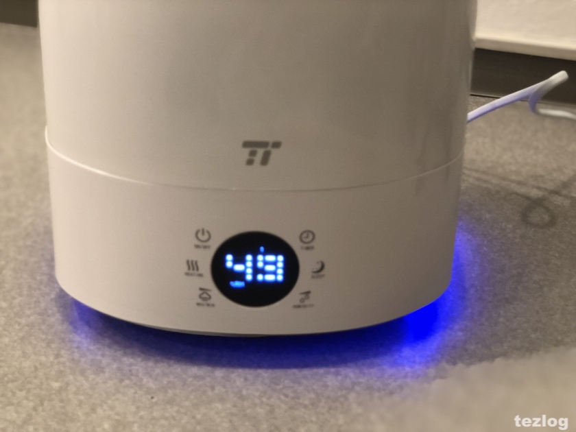 TaoTronics 加湿器 tt-ah007 液晶表示