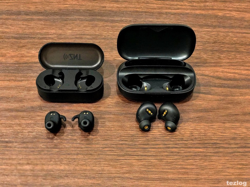 ZNT 完全ワイヤレスイヤホン AirFitsとAnker Zolo のLibertyの比較