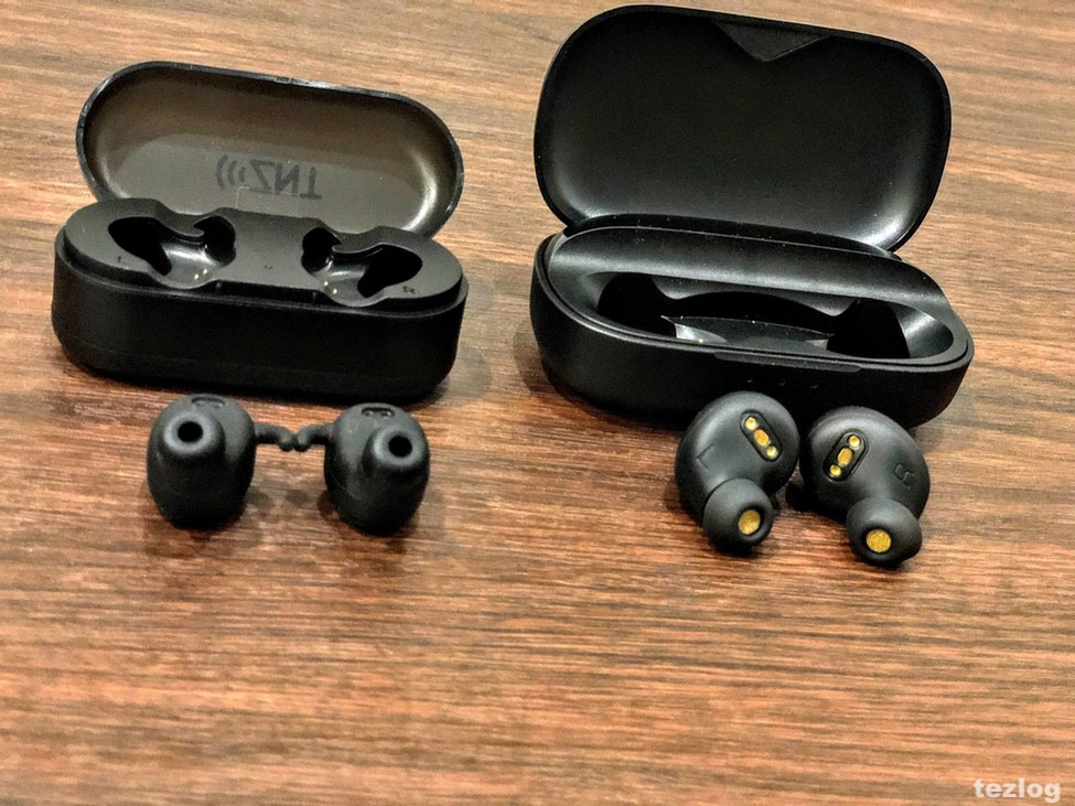 ZNT 完全ワイヤレスイヤホン AirFitsとAnker Zolo のLibertyの比較