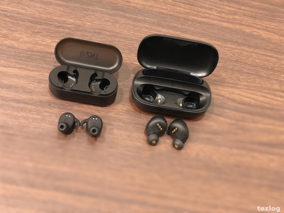 ZNT 完全ワイヤレスイヤホン AirFitsとAnker Zolo のLibertyの比較
