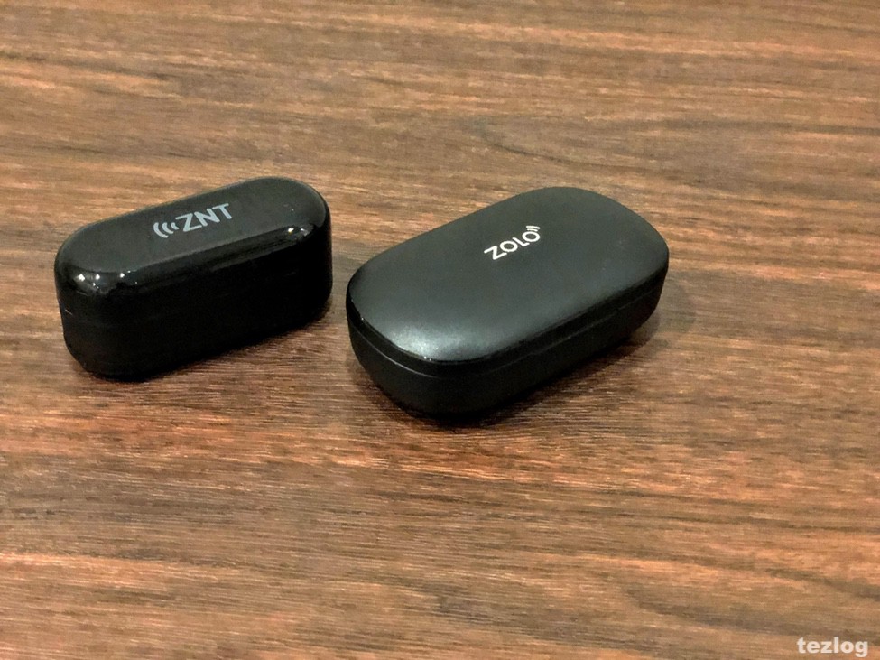 ZNT 完全ワイヤレスイヤホン AirFitsとAnker Zolo のLibertyの比較
