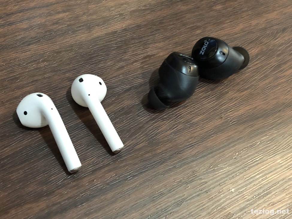 AirPodsとAnker zolo Libertyの比較