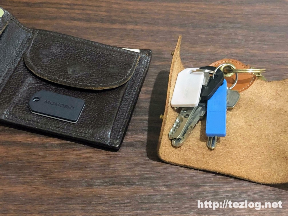 MAMORIO (2019) MAM-003 チャコールブラックとミルクベージュを財布とキーケースに付ける