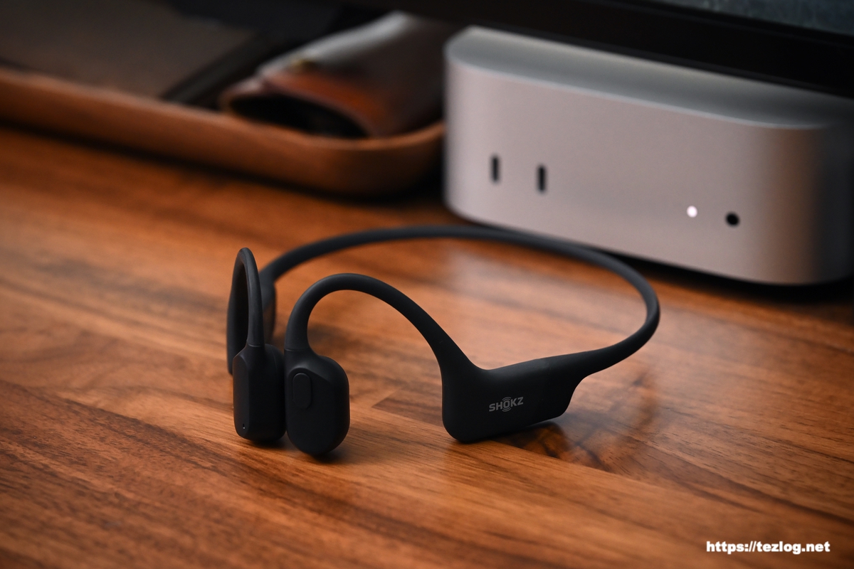 風呂で使用してるIP67 防水骨伝導イヤホン Shokz OpenRun