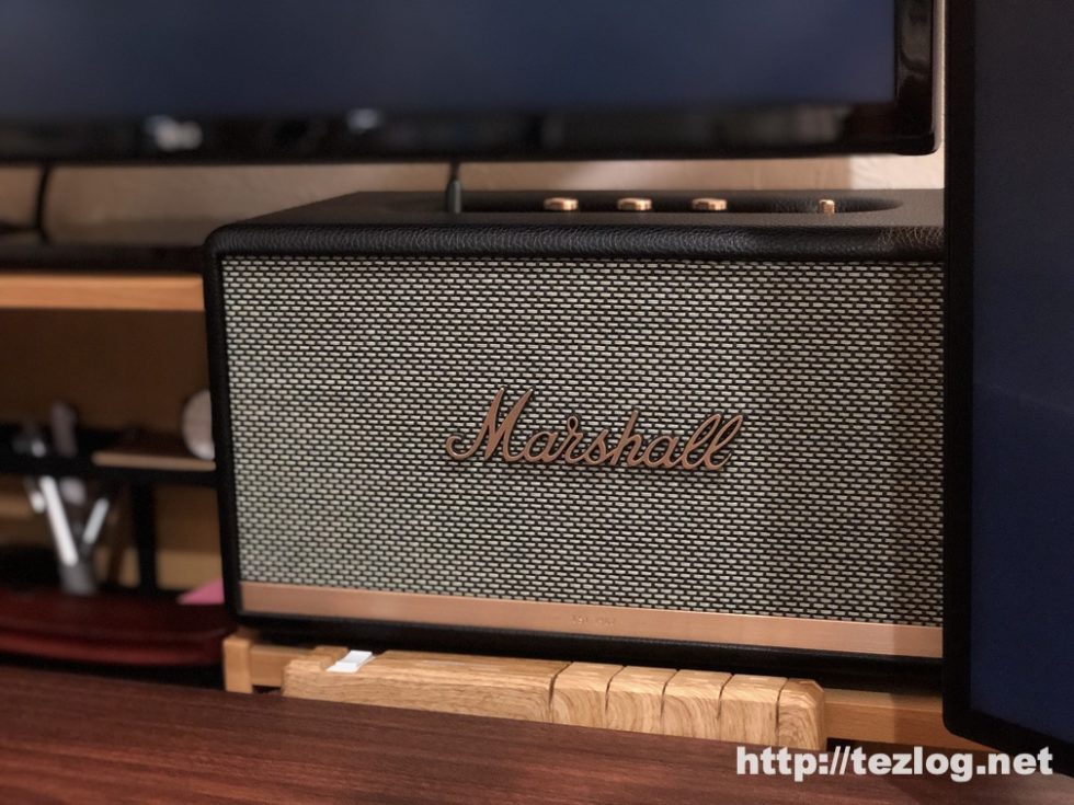 【レビュー】Marshall STANMORE Ⅱ Bluetooth 。オシャレなスピーカーが部屋をライブハウスに！ | Tezlog