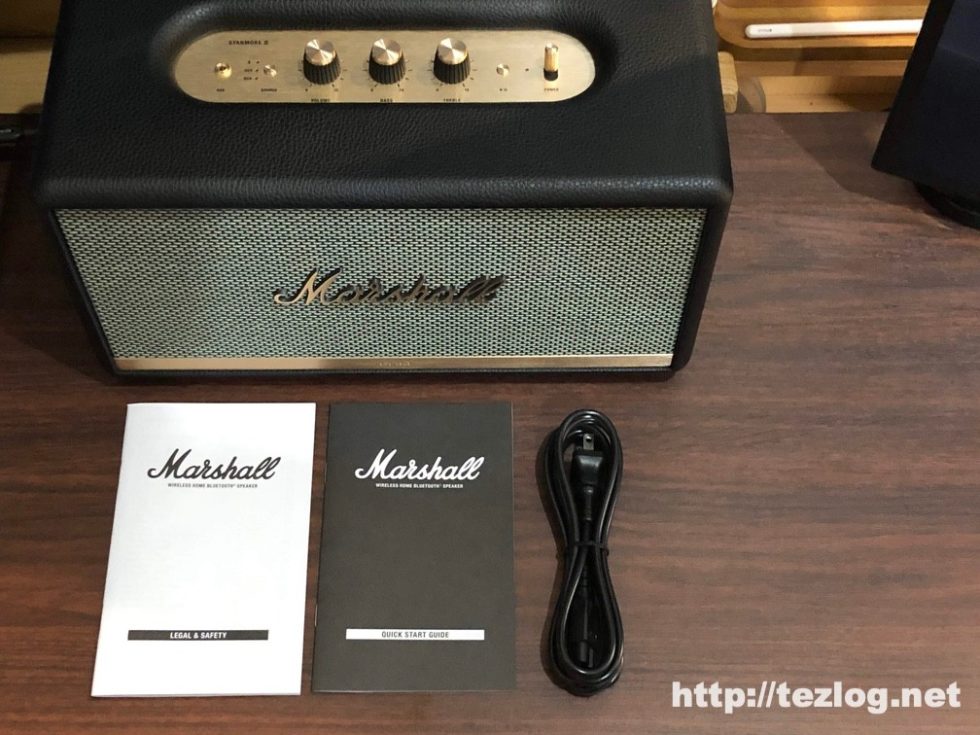 【レビュー】Marshall STANMORE Ⅱ Bluetooth 。オシャレなスピーカーが部屋をライブハウスに！ | Tezlog