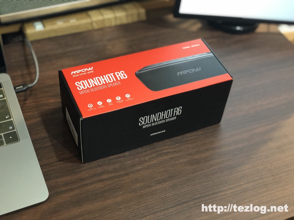 Mpow Soundhot R6 bluetoothスピーカー パッケージ