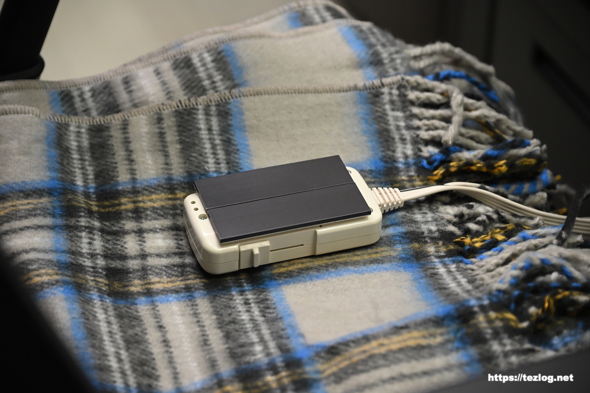 Sugiyama 電気ひざ掛け NA-055H コントローラーにマグネットシートを貼り付け