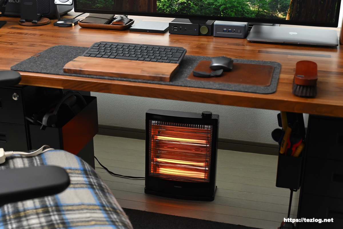 山善 電気ストーブ DS-D086