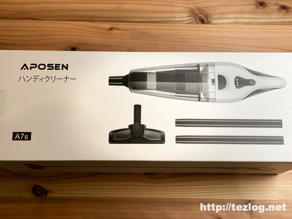 APOSEN 乾湿両用 コードレス掃除機 A7s パッケージ