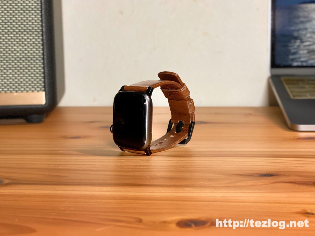 レビュー】Apple Watch レザーバンド NOMAD Modern Band 。本革の質感最高でめちゃかっこいい！1年使用しての経年変化も。 |  Tezlog