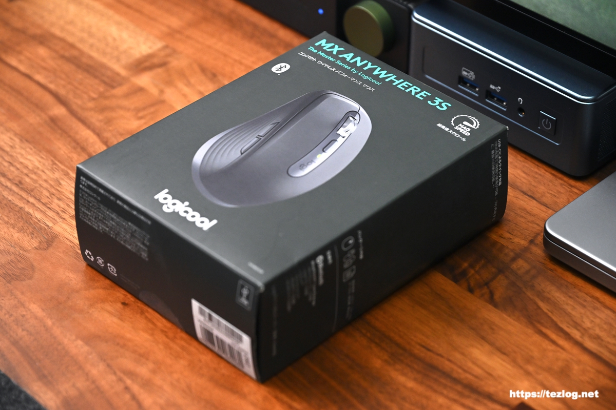 Logicool MX AnyWhere3S パッケージ