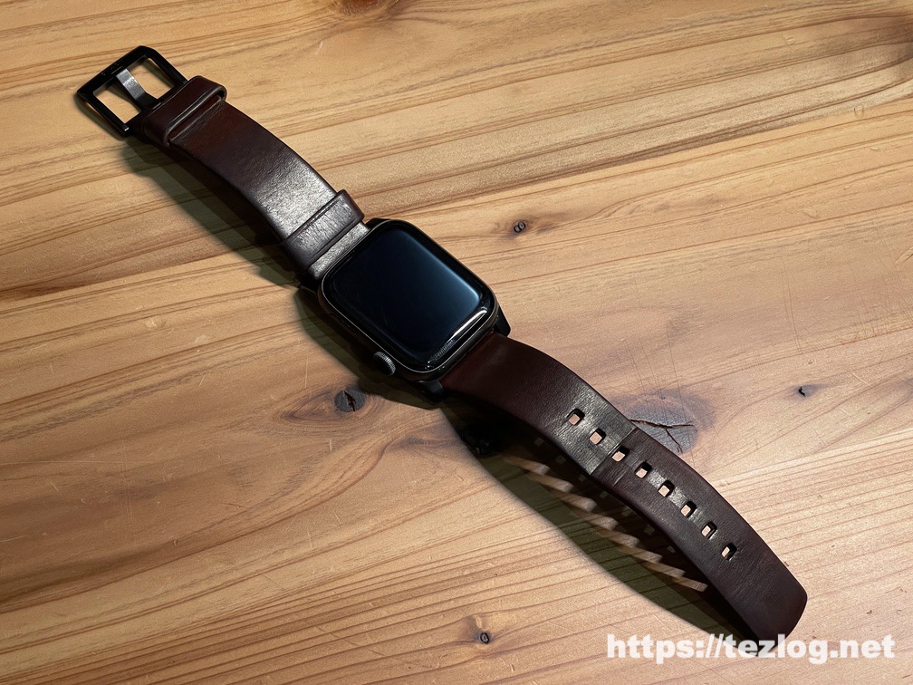 NOMAD apple watch レザーバンド Modern Band - 46mm/49mm Apple Watch - Black Hardware | Brown