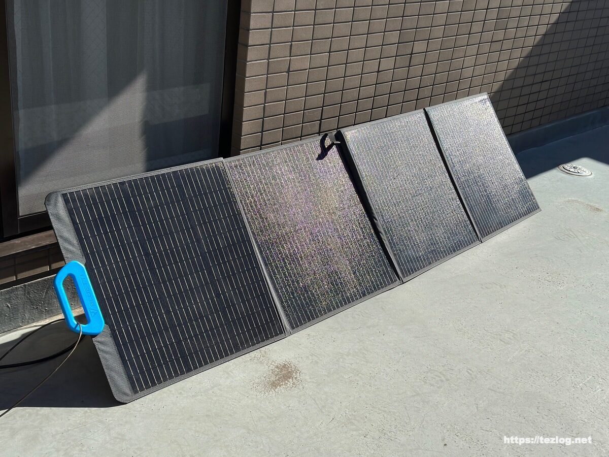 bluetti 200W 折りたたみ式ソーラーパネル