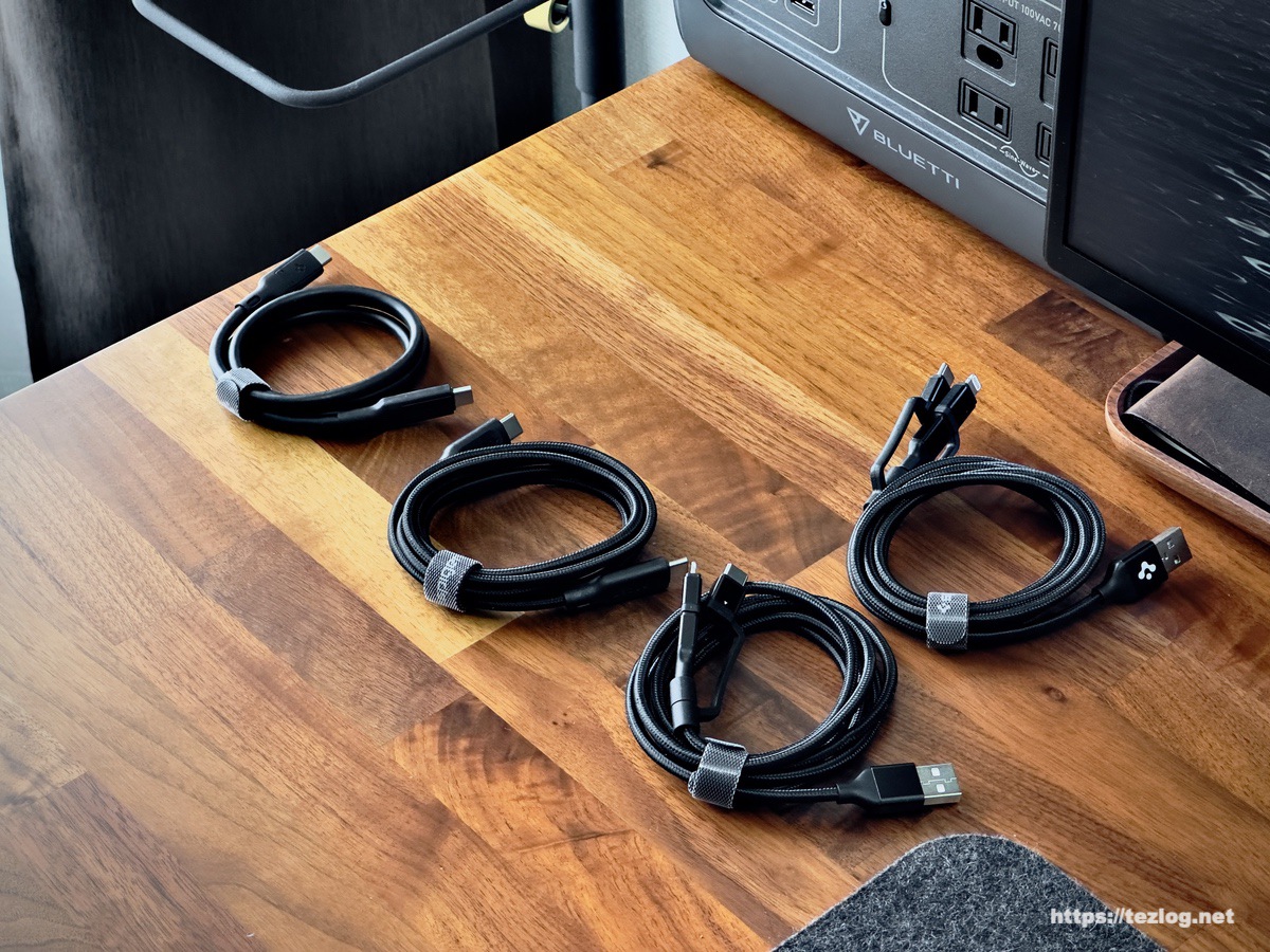 Spigen USBケーブル 3種類