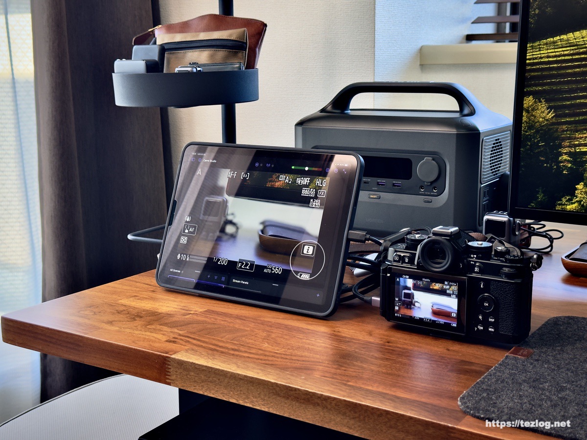 iPadをミラーレス一眼カメラのモニターとして使う方法 【iPad OS 17・UVC・Nikon Zf】