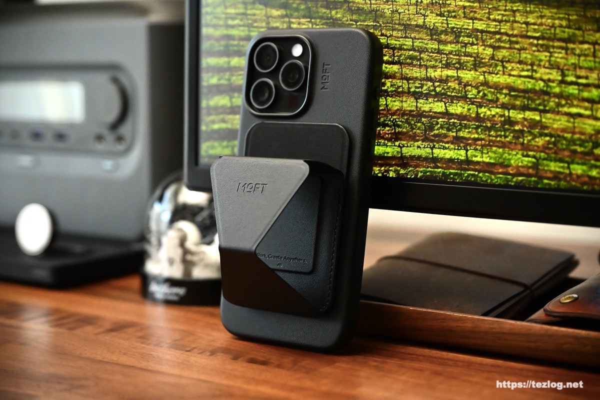 MOFT MOVAS レザー iPhoneケース+Snap-On スマホスタンド