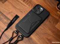 MOFT スリングストラップ/MOVAS レザー iPhoneケース+Snap-On スマホスタンド