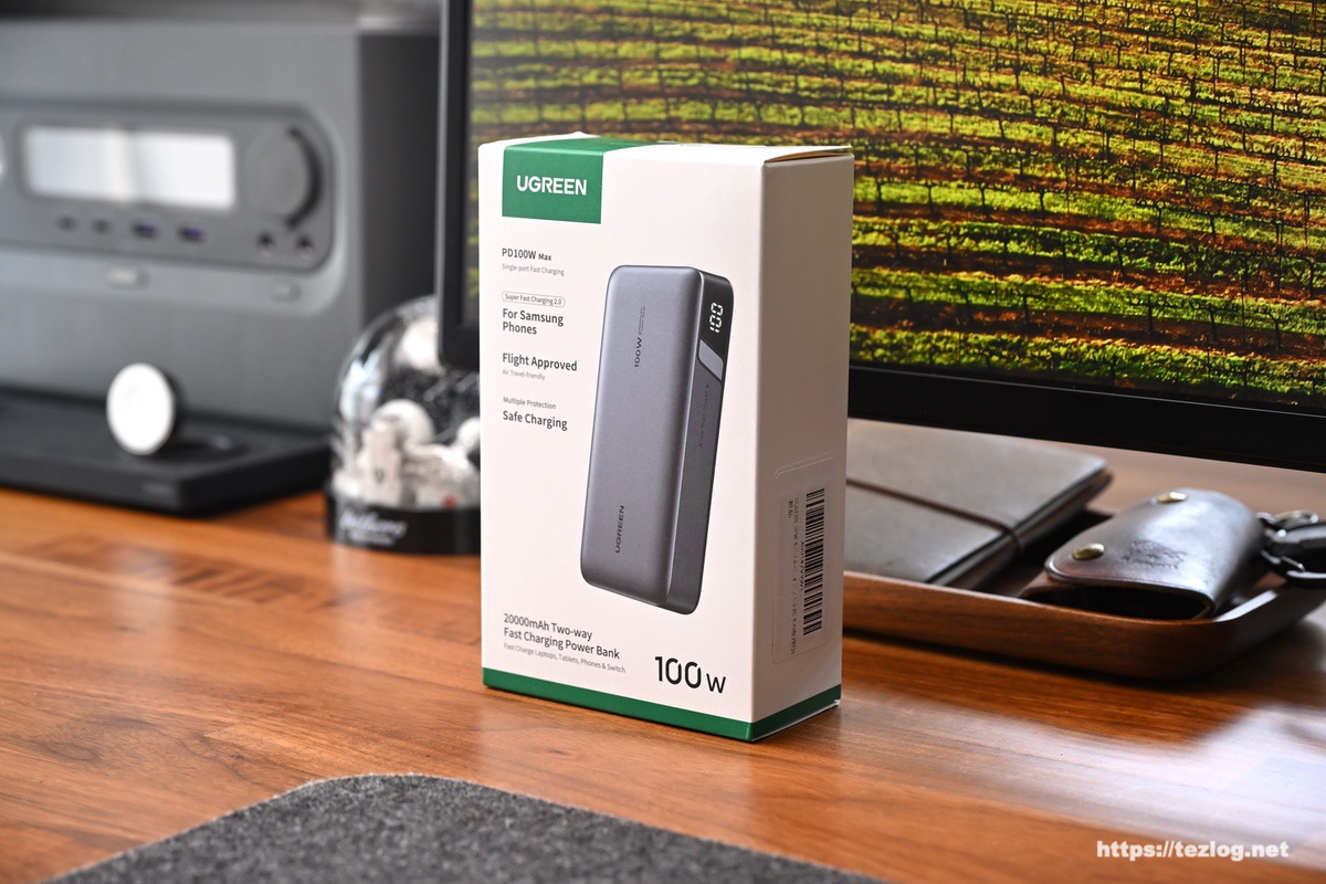 UGREEN Nexode 100W 20,000ｍAh モバイルバッテリーパッケージ