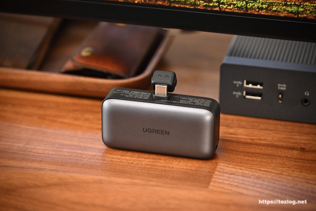 UGREEN Built-In USB-Cコネクター モバイルバッテリー 5000mAh