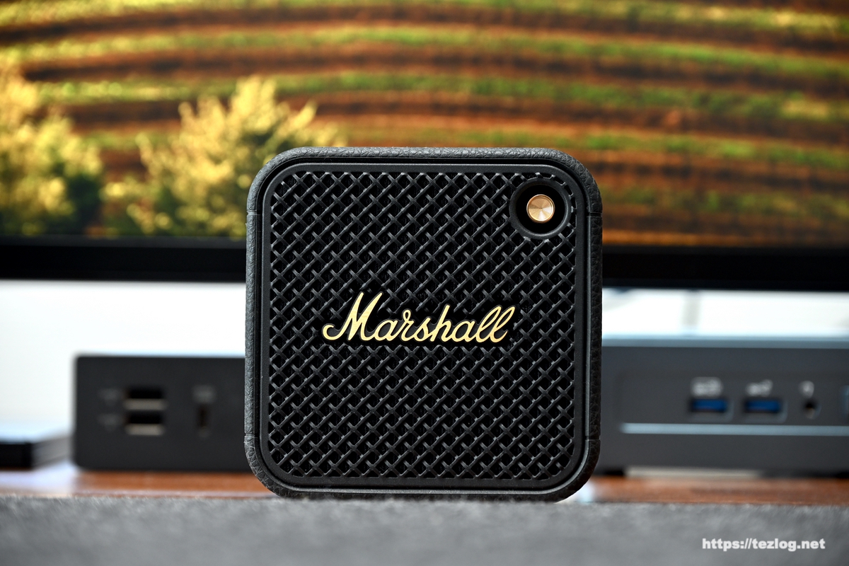 Marshall ポータブル防水スピーカー Willen Ⅱ 正面