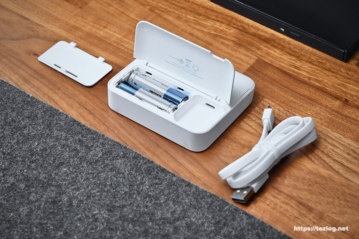 SwitchBot CO2センサー 電池とUSB-C 給電に対応