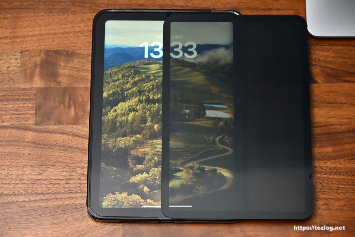 ロエ) 360度 ナノサクション式 覗き見防止フィルム iPad mini ( A17 Pro・6 )