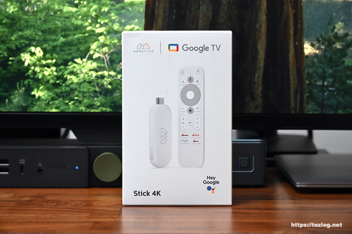 Aladdin Marca Max 付属 Google TV対応メディアストリーミングデバイス Stick 4K パッケージ