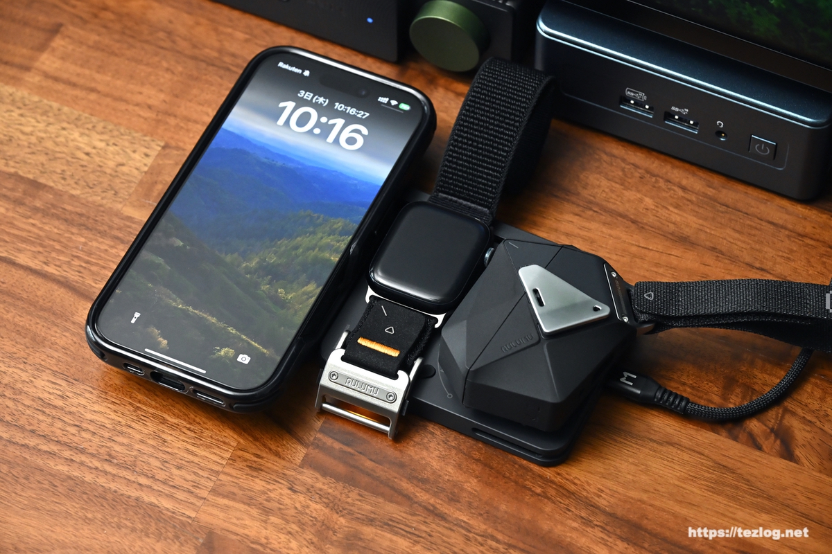 Aulumu M01 Qi2対応 4in1 ワイヤレス充電器