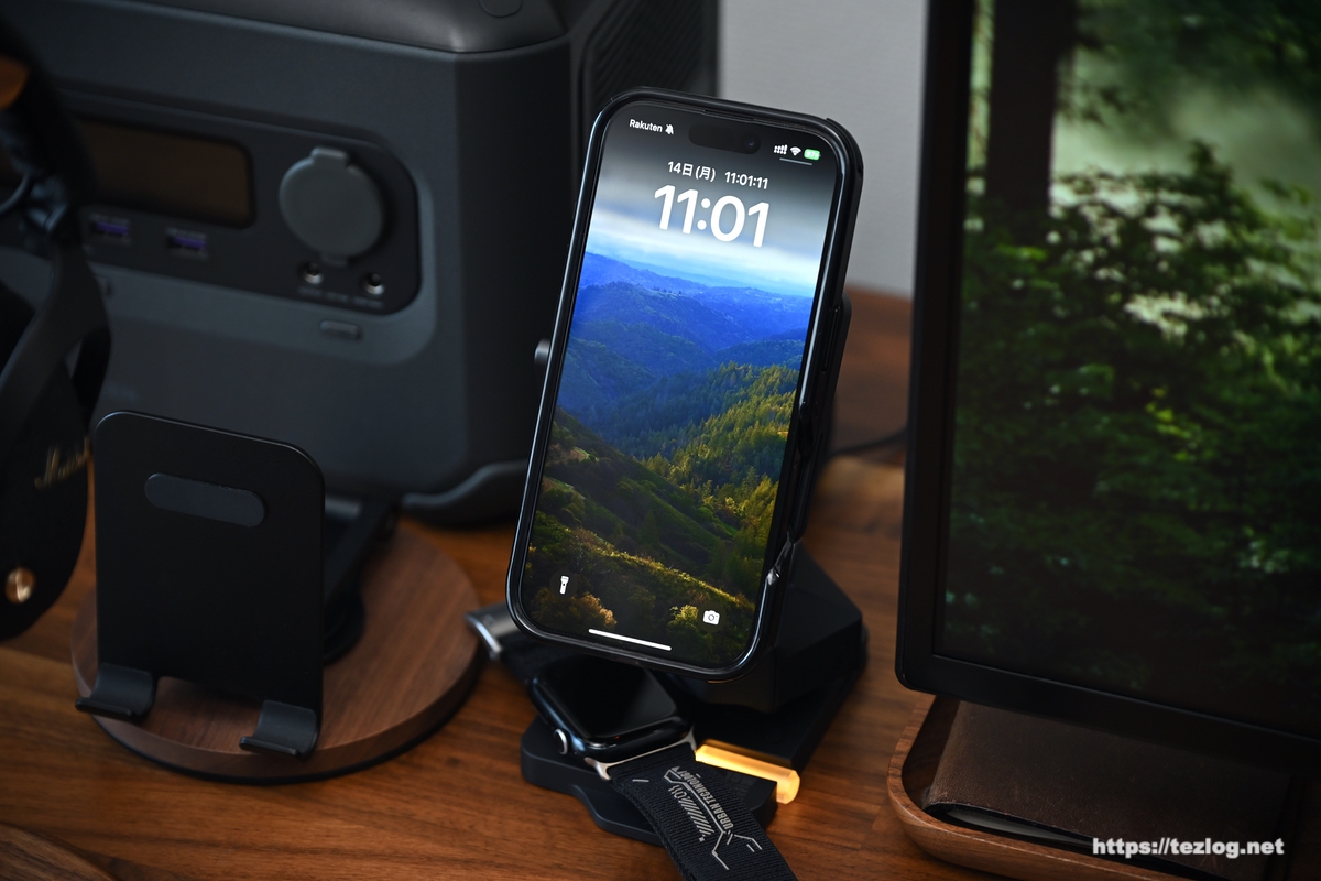 Aulumu M01 レビュー。Qi2対応 4in1 ワイヤレス充電器 。呼吸するよう