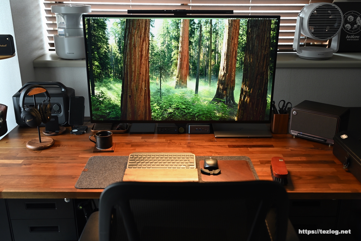 BenQ ScreenBar Pro ライト色温度を低く暖色で点灯