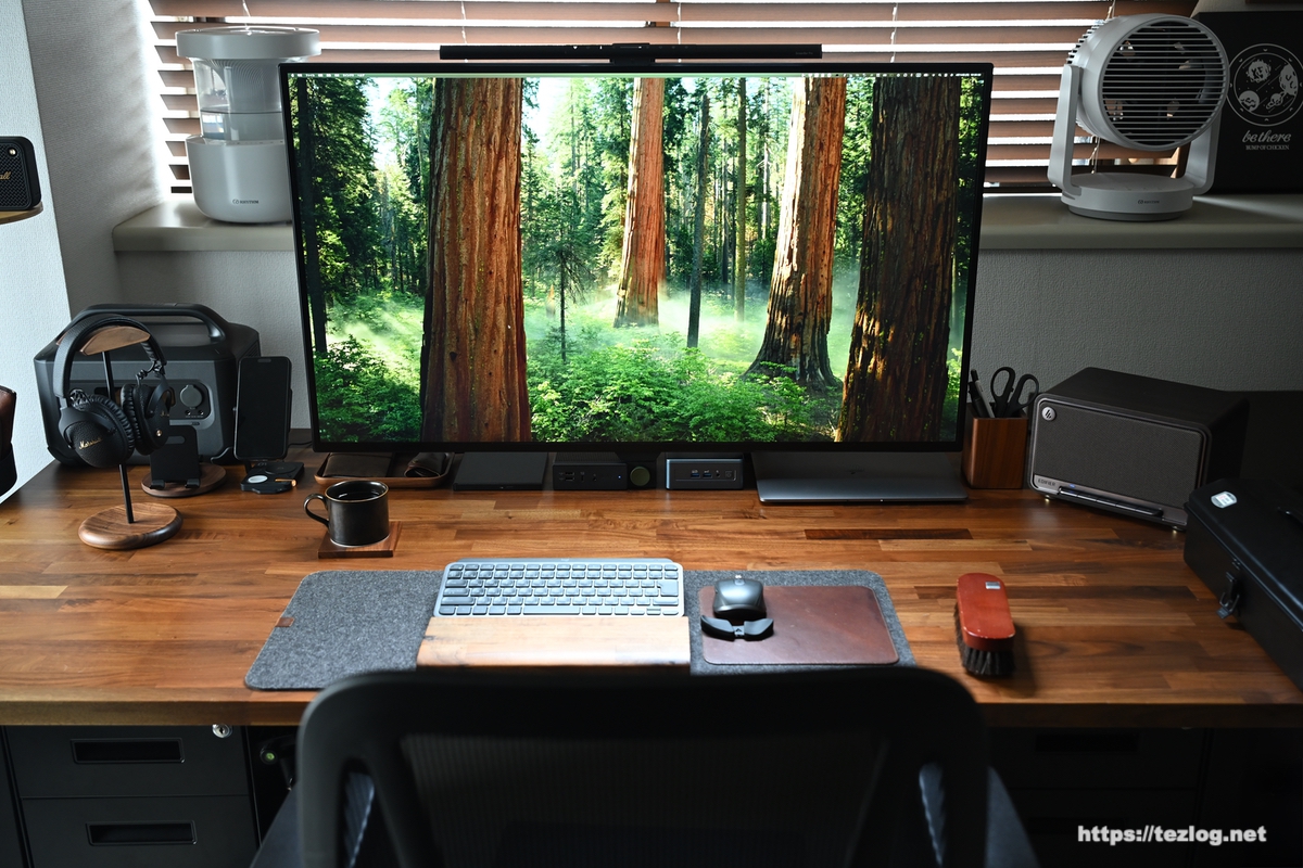 BenQ ScreenBar Pro ライト色温度を高く寒色で点灯