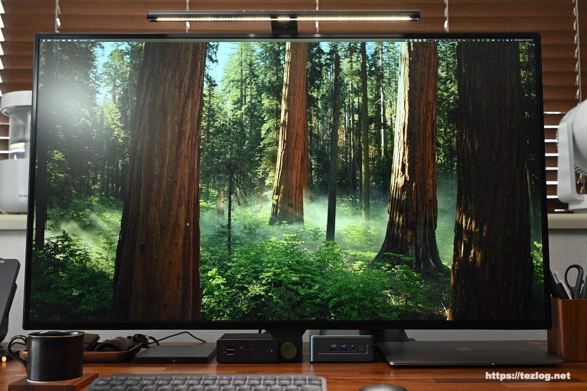 BenQ ScreenBar Pro / LG 42インチモニター