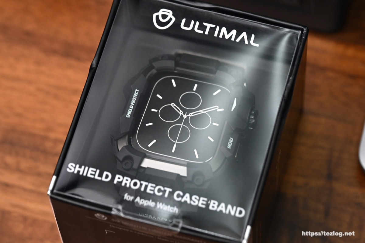 ULTIMAL コンパチブル Apple Watchバンド 「シールドプロテクトケースバンド」パッケージ