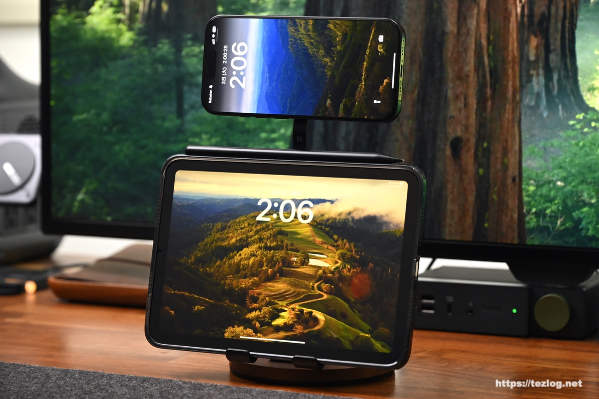 Dual Magic Ring でiPhoneとiPad miniを連結 3