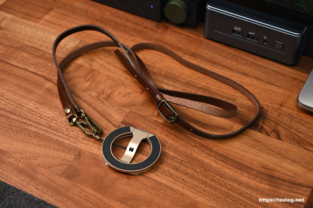 Dual Magic Ring RevにショルダーストラップをつけてMagSafeショルダーストラップを作った 3