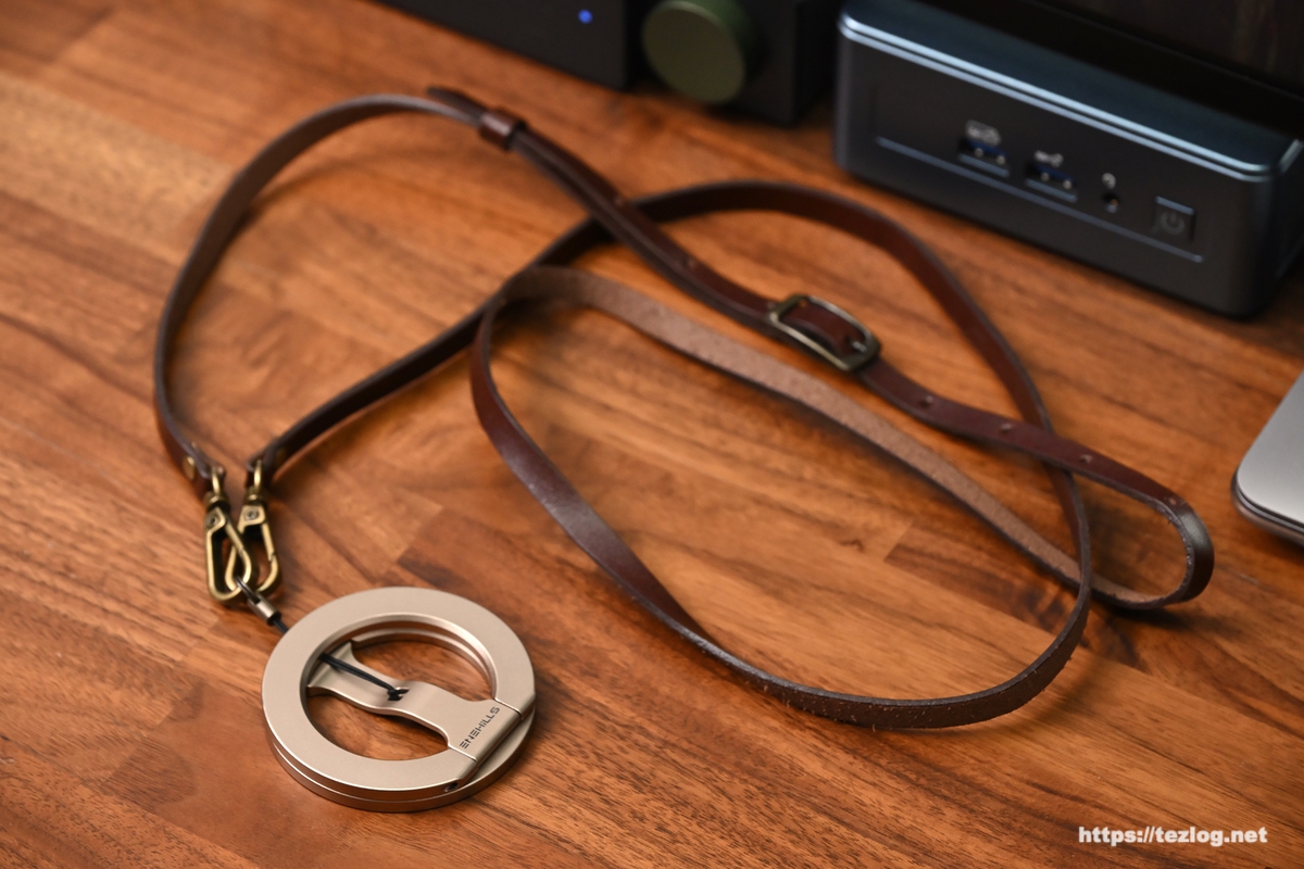 Dual Magic Ring RevにショルダーストラップをつけてMagSafeショルダーストラップを作った 1