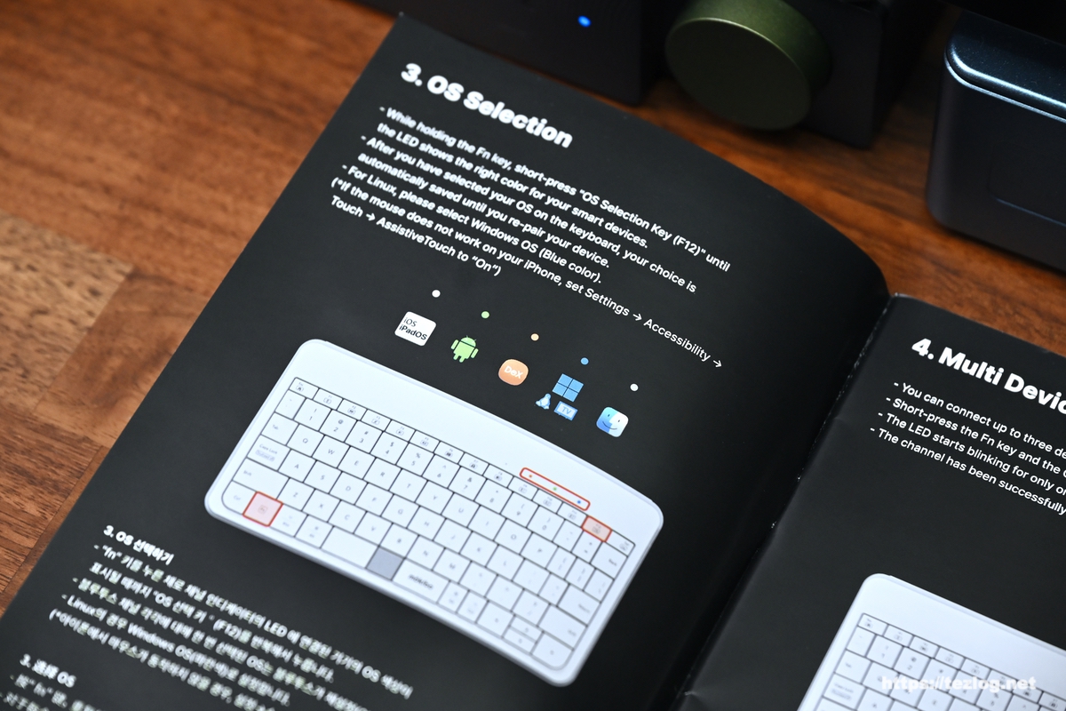 MOKIBO Fusion Keyboard ユニバーサルタイプ  LEDの色と使用OS