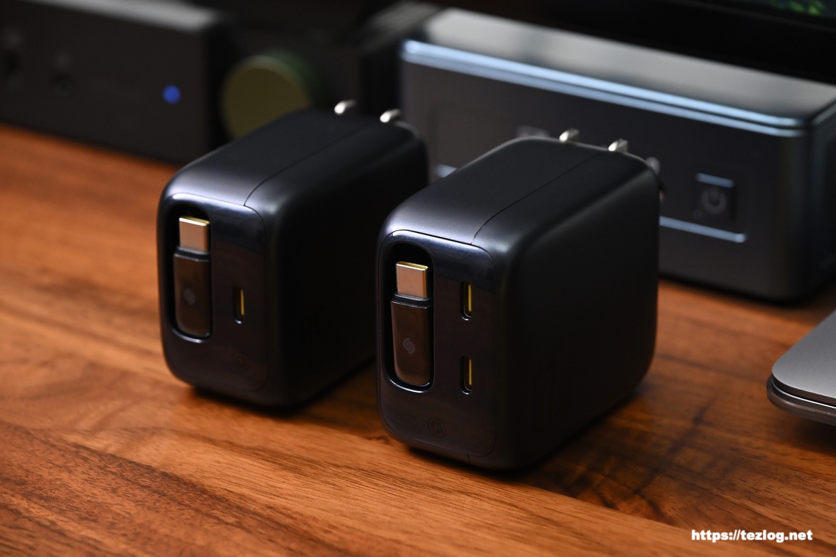 Baseus ケーブル巻取り充電器 45Wと67W