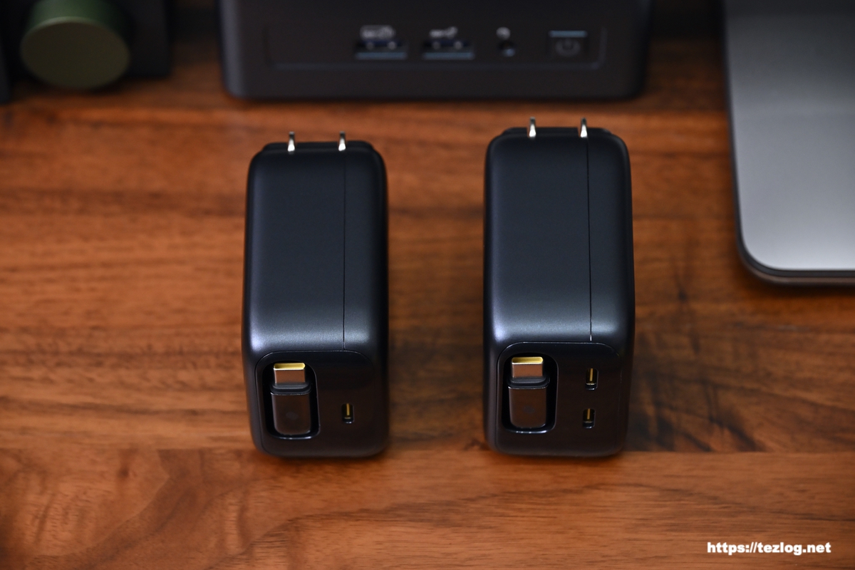 Baseus ケーブル巻取り充電器 45Wと67W