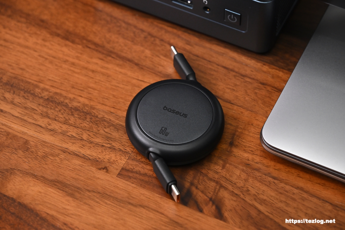 Baseus Free2Pull 巻き取り式 USB-C ケーブル
