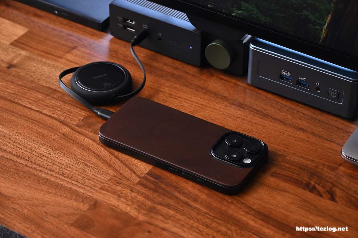 Baseus Free2Pull 巻き取り式 USB-C ケーブル