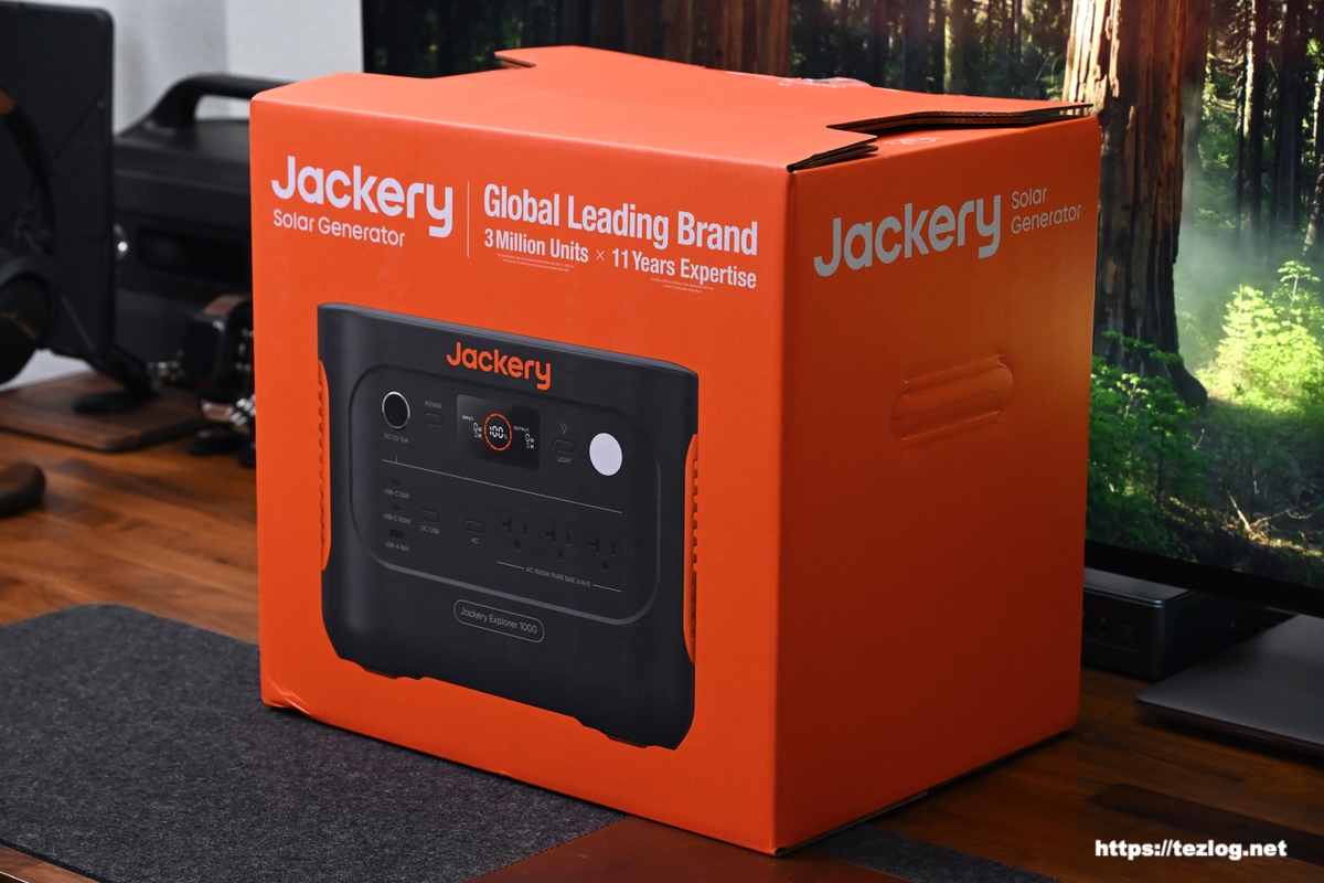 Jackery ポータブル電源 1000New パッケージ