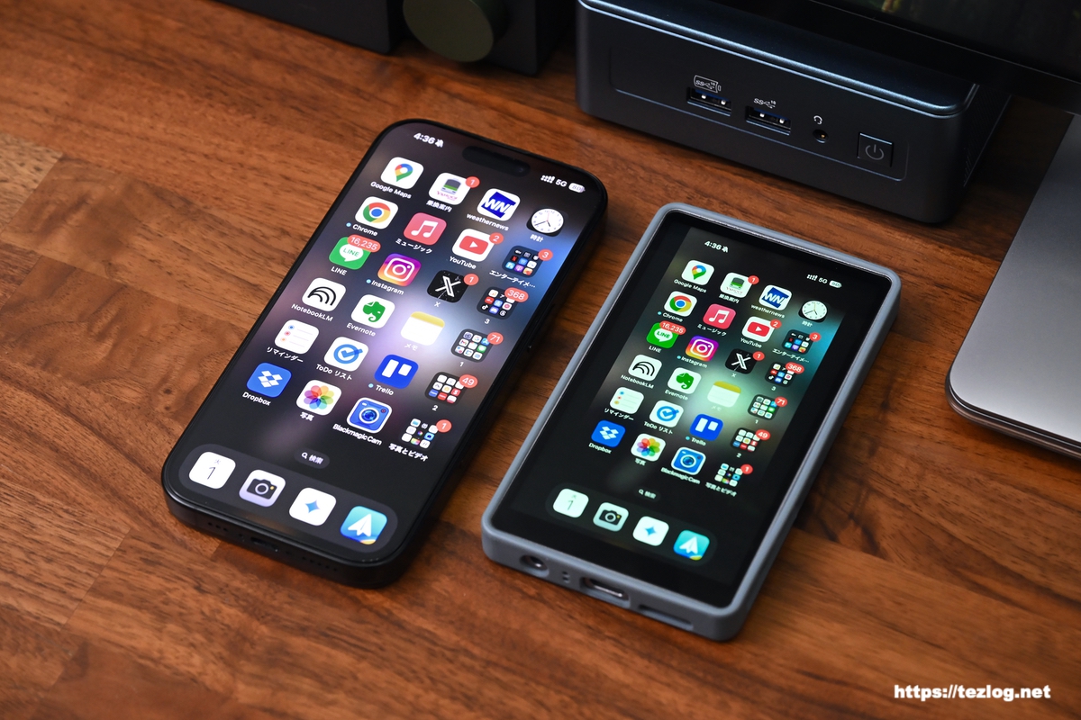 Shimbol CP5 Lite にiPhoneの映像をワイヤレスミラーリング