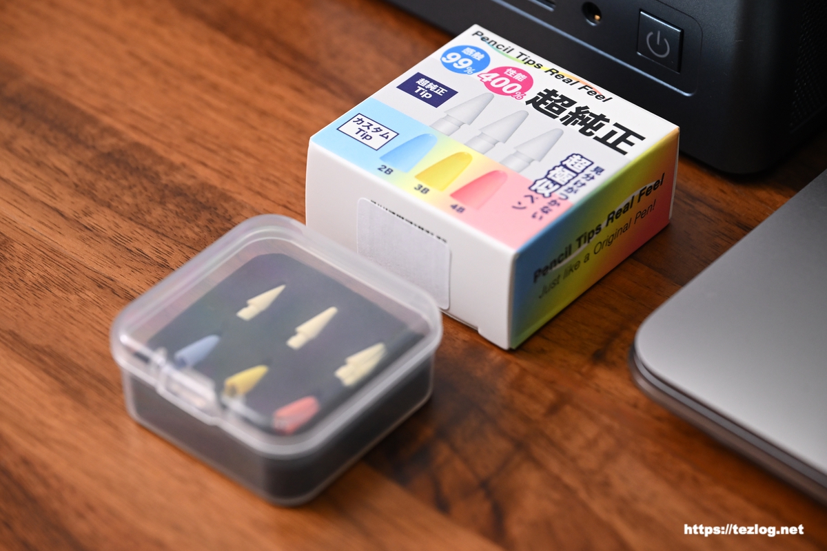 Project Comfy Pencil Tips Real Feel パッケージとケース・ペン先本体