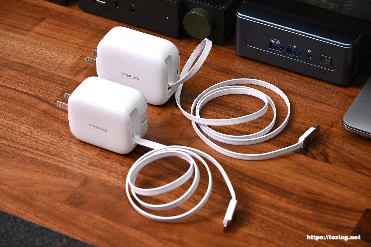 TORRAS FlexLine 巻取り式 USB Type-C 充電器 40W/67W