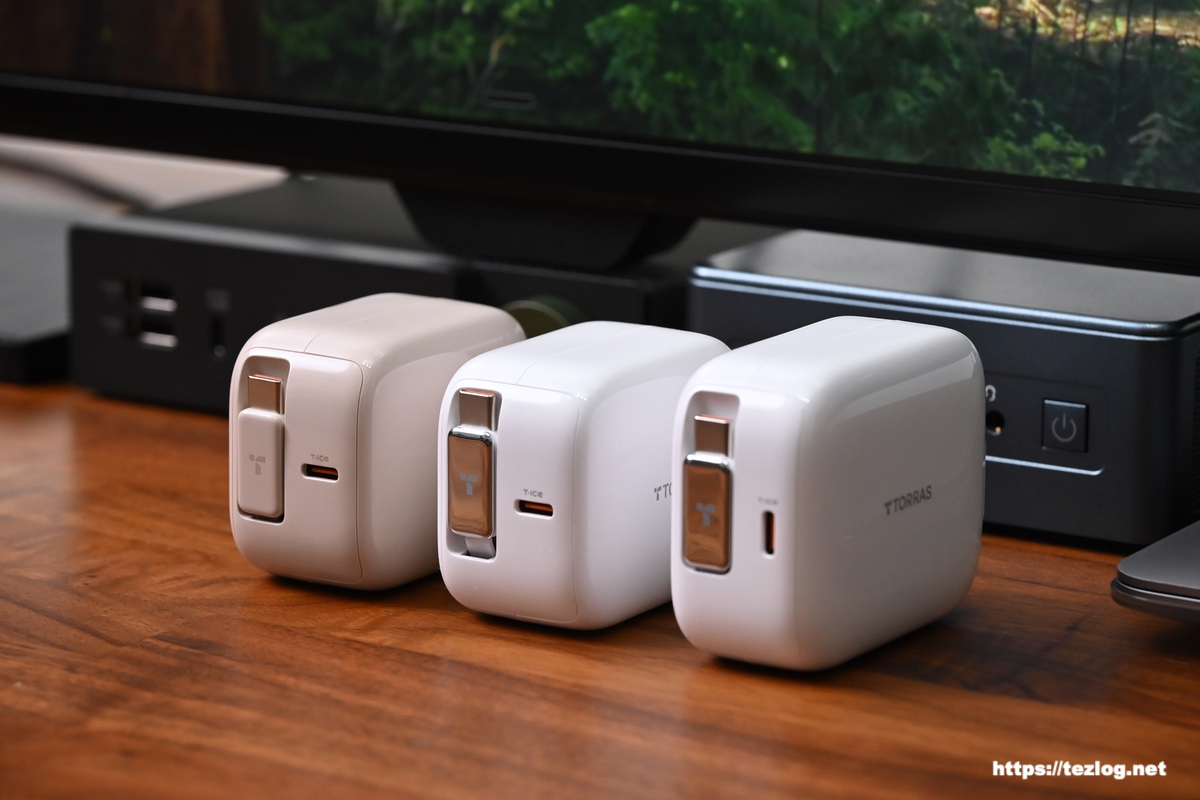 TORRAS FlexLine 巻取り式 USB Type-C 充電器 40W/67W