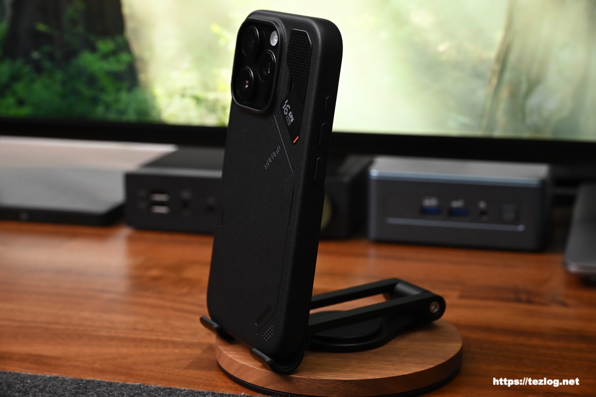 Aulumu A16 ヴィーガンレザー iPhone 16 Pro ケース